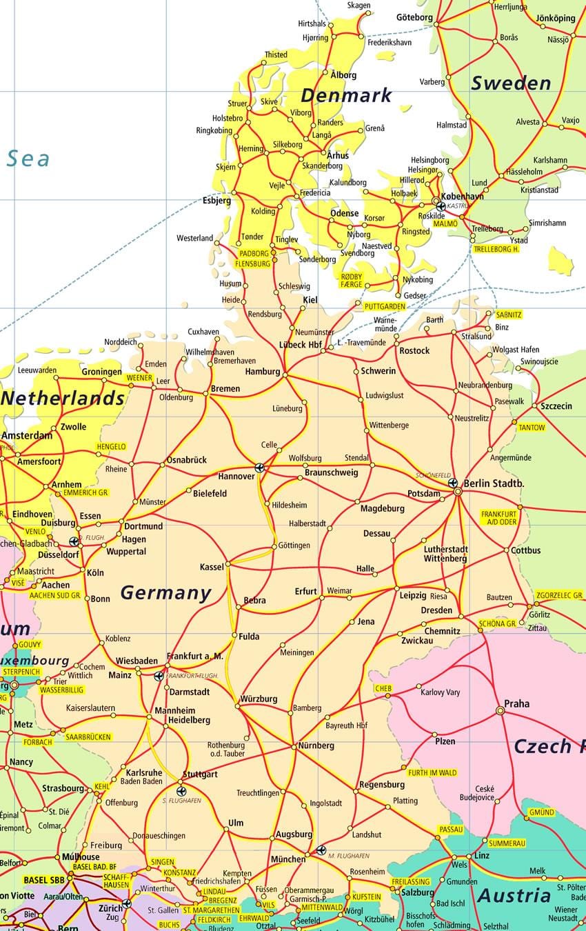 dinamarca atracciones turísticas mapa