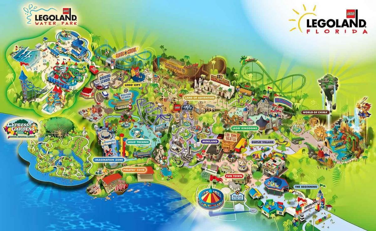 legoland dinamarca mapa